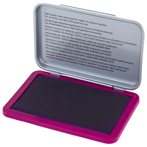 Штемпельная подушка TRODAT IDEAL 9071М, 90х56 мм, металлический корпус, ФИОЛЕТОВАЯ, 153126 238385 - МСК «Форвард»