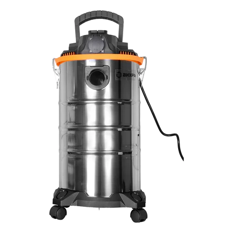 Пылесос хозяйственный ВИХРЬ СП-1500/30 1500 Вт, сухая/влажная уборка, сила всасывания 300 Вт, бак 30 л, 72/19/2 456958