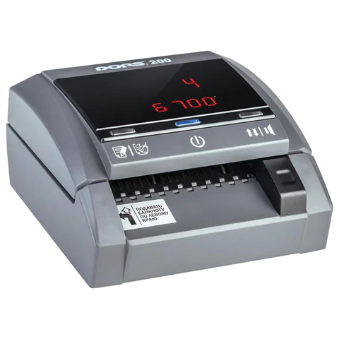 Детектор банкнот DORS 200, автоматический, RUB, ИК, УФ, МАГНИТНАЯ, АНТИСТОКС, FRZ-053199 291282