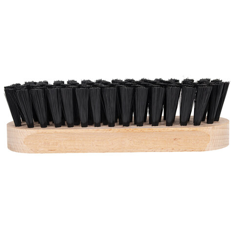 Щётка для обуви/одежды, щетина 2,7 см средней жесткости, деревянная колодка 4,7х16,2х4,2 см, YORK, 660,608386 - МСК «Форвард»
