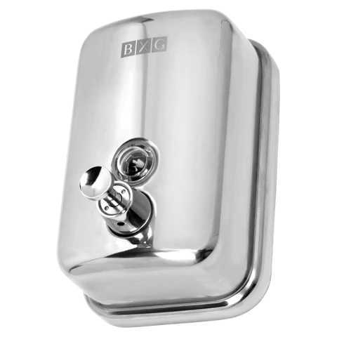 Дозатор для жидкого мыла BXG antivandal, наливной, нержавеющая сталь, 0,5 л, BXG SD H1-500 601202 - МСК «Форвард»