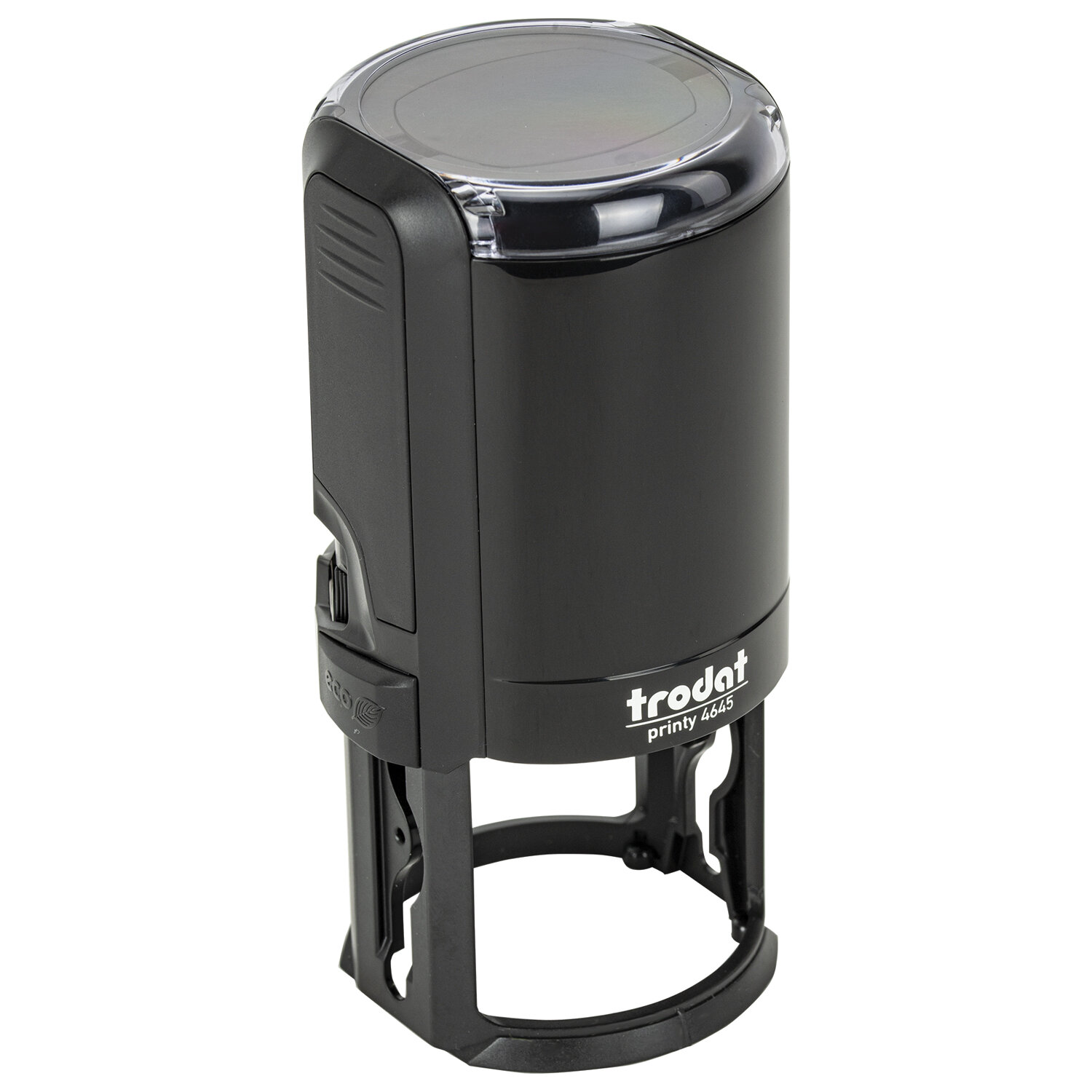 Оснастка для печатей оттиск D=45мм синий, TRODAT 4645, корпус черный, крышка, подушка 4645 230928