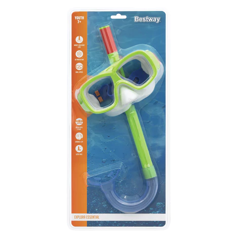 Комплект для плавания маска + трубка, от 7 лет, АССОРТИ, BESTWAY, 24035 680117 - МСК «Форвард»