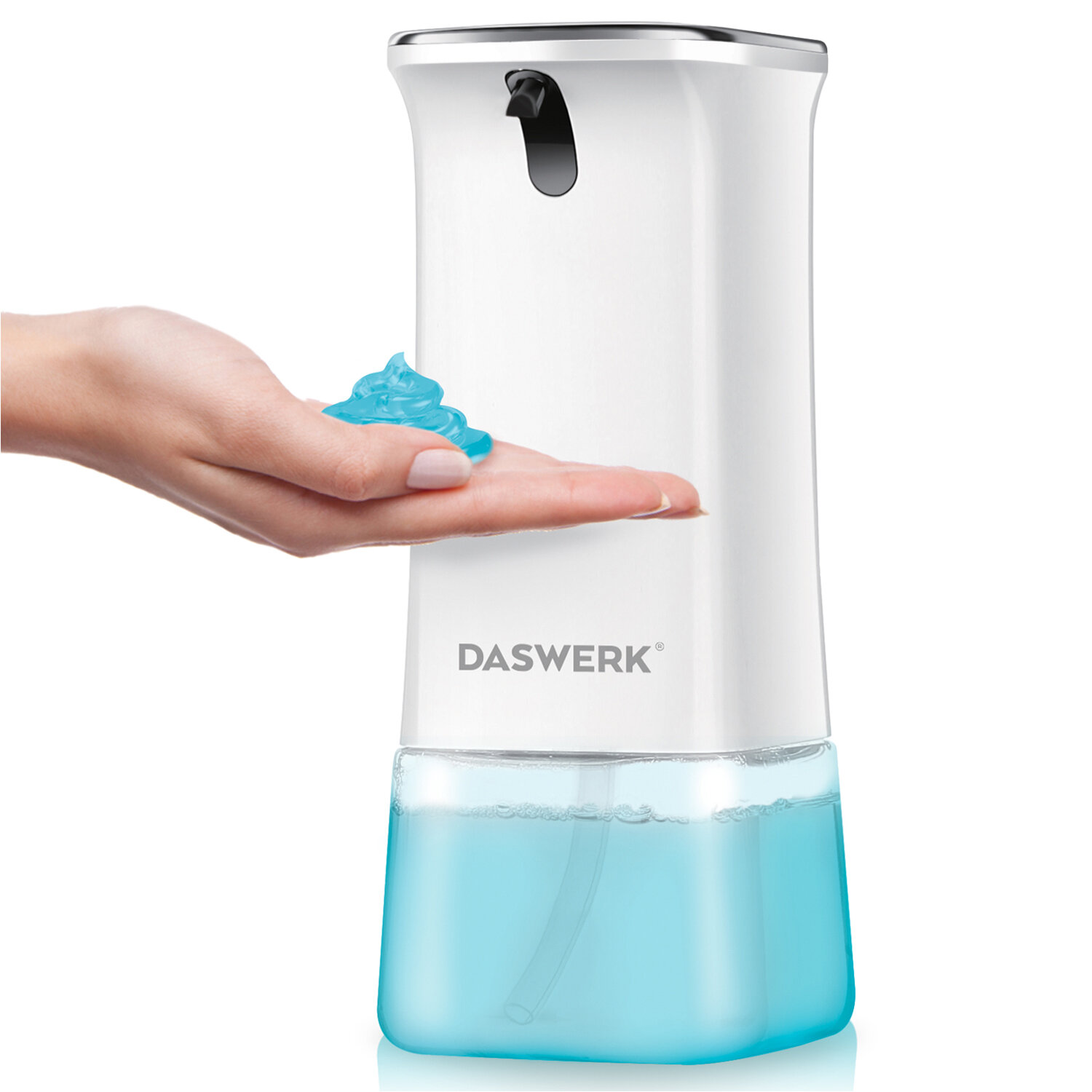 Сенсорный бесконтактный дозатор для жидкого мыла/средства для посуды 350мл DASWERK, 607845