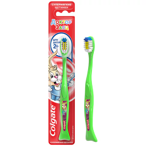 Зубная щетка детская (2+лет) COLGATE, супер мягкая, 4606144002618 609062 - МСК «Форвард»