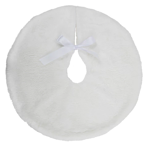 Новогодний коврик под елку, белый, 60 см, полиэстер, подвес, ЗОЛОТАЯ СКАЗКА, 592157 - МСК «Форвард»