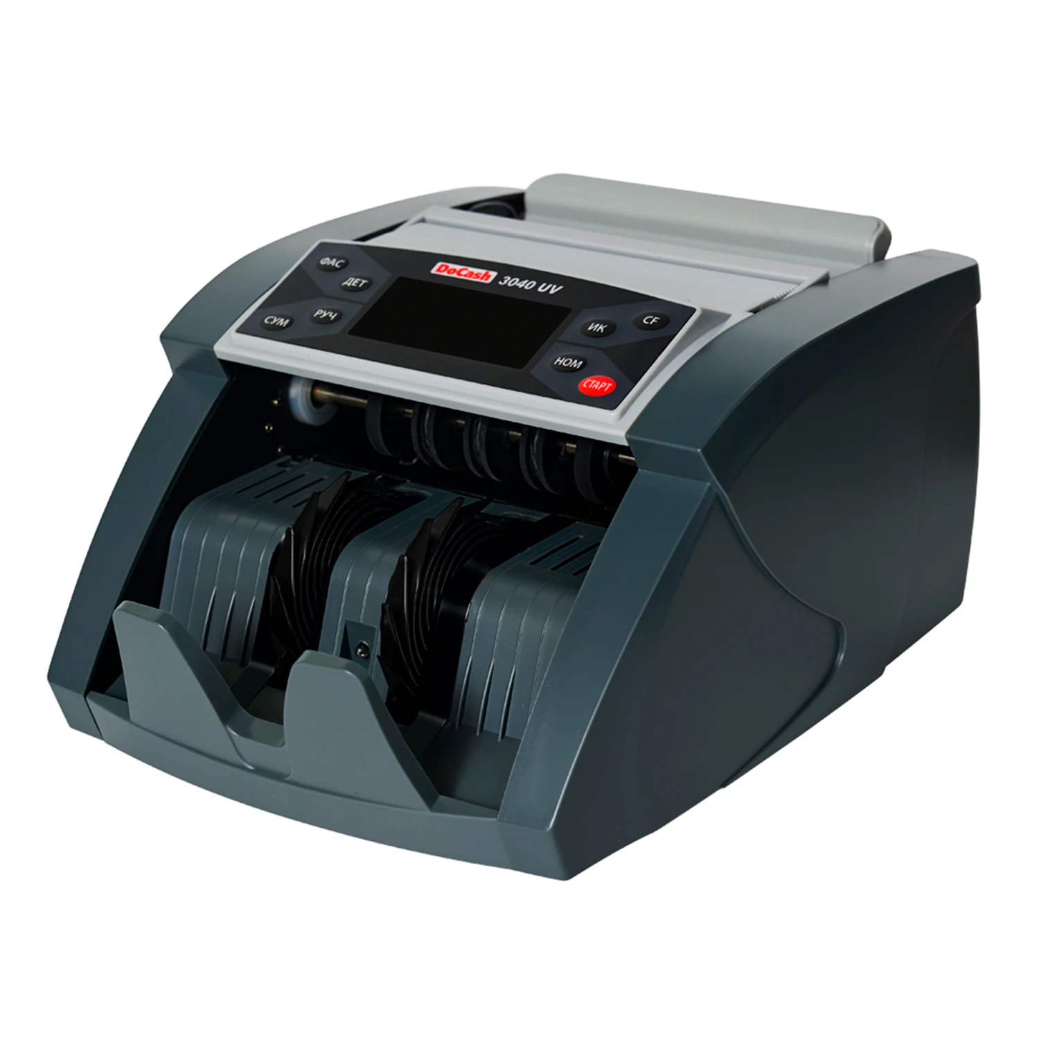Счетчик банкнот DOCASH 3040 UV, 1000 банкнот/мин, УФ детекция, фасовка 3040 UV 290647