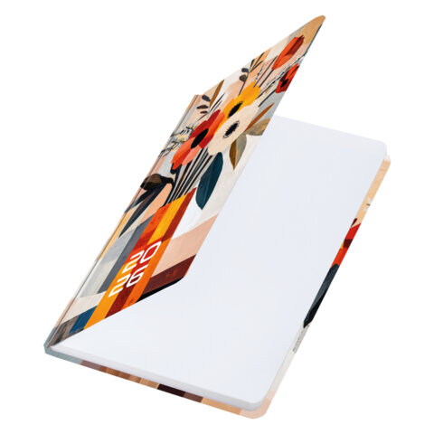 Ежедневник датированный 2026 с резинкой 145х203 мм, А5, BRAUBERG, твердый, "Букет", 117339 - МСК «Форвард»