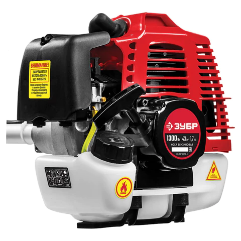 Триммер бензиновый ЗУБР КРБ-1300, 1300 Вт, 9000 об./мин, объем двигателя 43 см3, КРБ-1300 671137 - МСК «Форвард»