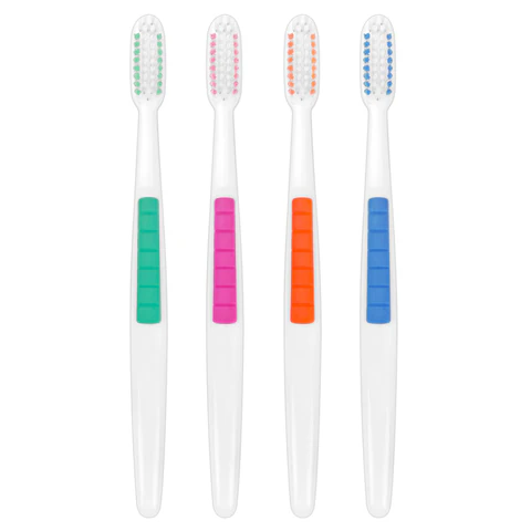 Зубная щетка средней жесткости CLASSIC, КОМПЛЕКТ 8 шт., LAIMA DENT, 609314 - МСК «Форвард»