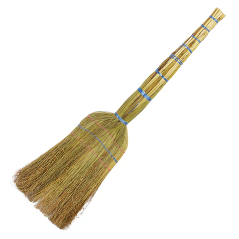 Веник сорго 3-х прошивной ЛЮБАША СТАНДАРТ, длина 79 см, 604228