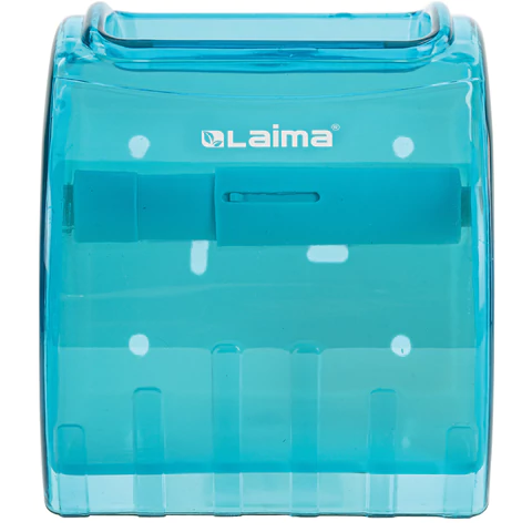 Диспенсер для бытовой туалетной бумаги LAIMA, тонированный голубой, 605043 - МСК «Форвард»