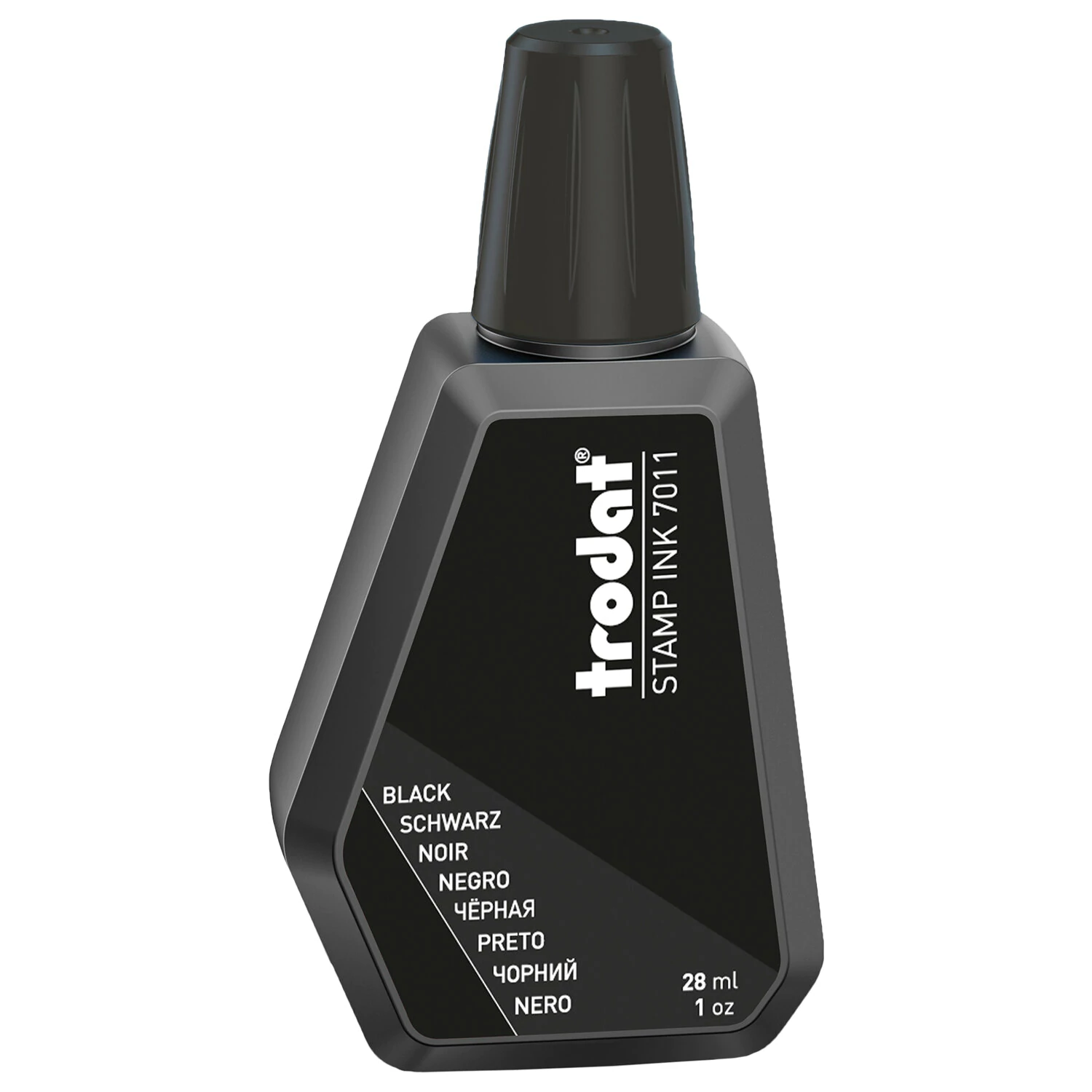 Краска штемпельная TRODAT черная 28 мл, на водной основе, 7011ч 220734