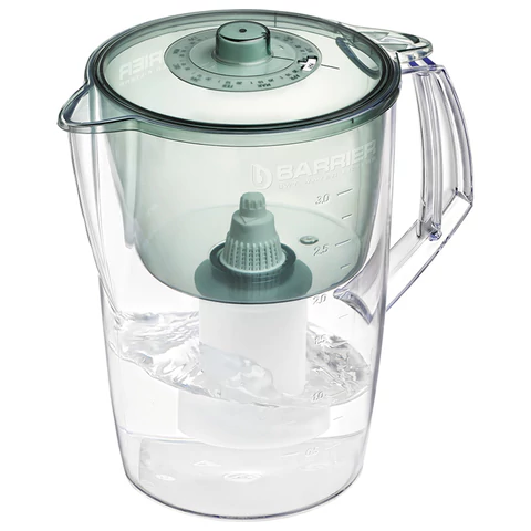 Кувшин-фильтр для очистки воды БАРЬЕР "Норма", 3,6 л, со сменной кассетой, малахит, В042Р00 609280   - МСК «Форвард»