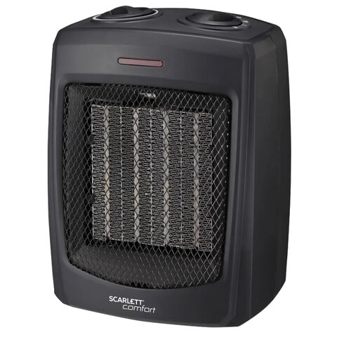 Тепловентилятор SCARLETT SC-FH1.511MC, 1500 Вт, 3 режима работы, черный 457467