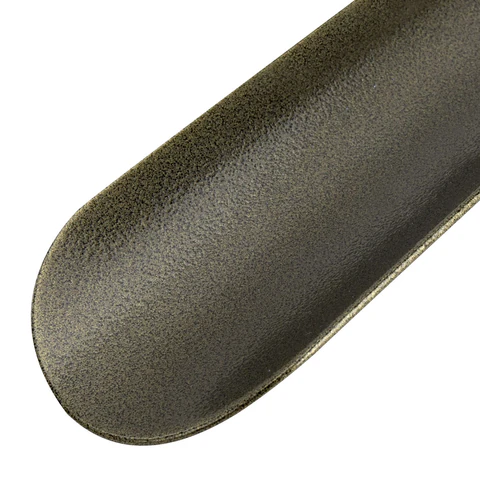 Ложка (рожок) для обуви с крючком МЕТАЛЛИЧЕСКАЯ 55 см, антик БРОНЗА, SHEGRA (ШЕГРА), LUXE, 702515 - МСК «Форвард»