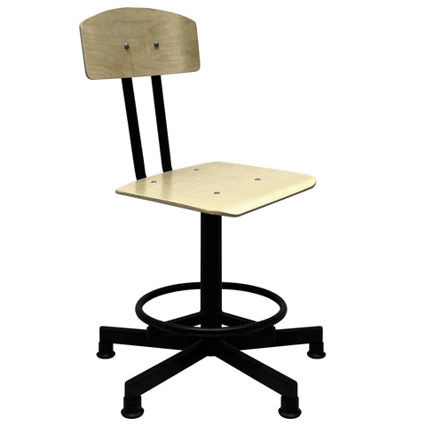 Стул кресло кассира, швеи, ресепшен РС37/РС67ЛФ, на винте, без подлокотников, фанера 532787 минпромторг - МСК «Форвард»