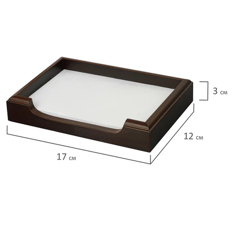 Набор подарочный настольный BESTAR "Apollon" из дерева, 6 предметов, цвет "орех", 236352 - МСК «Форвард»