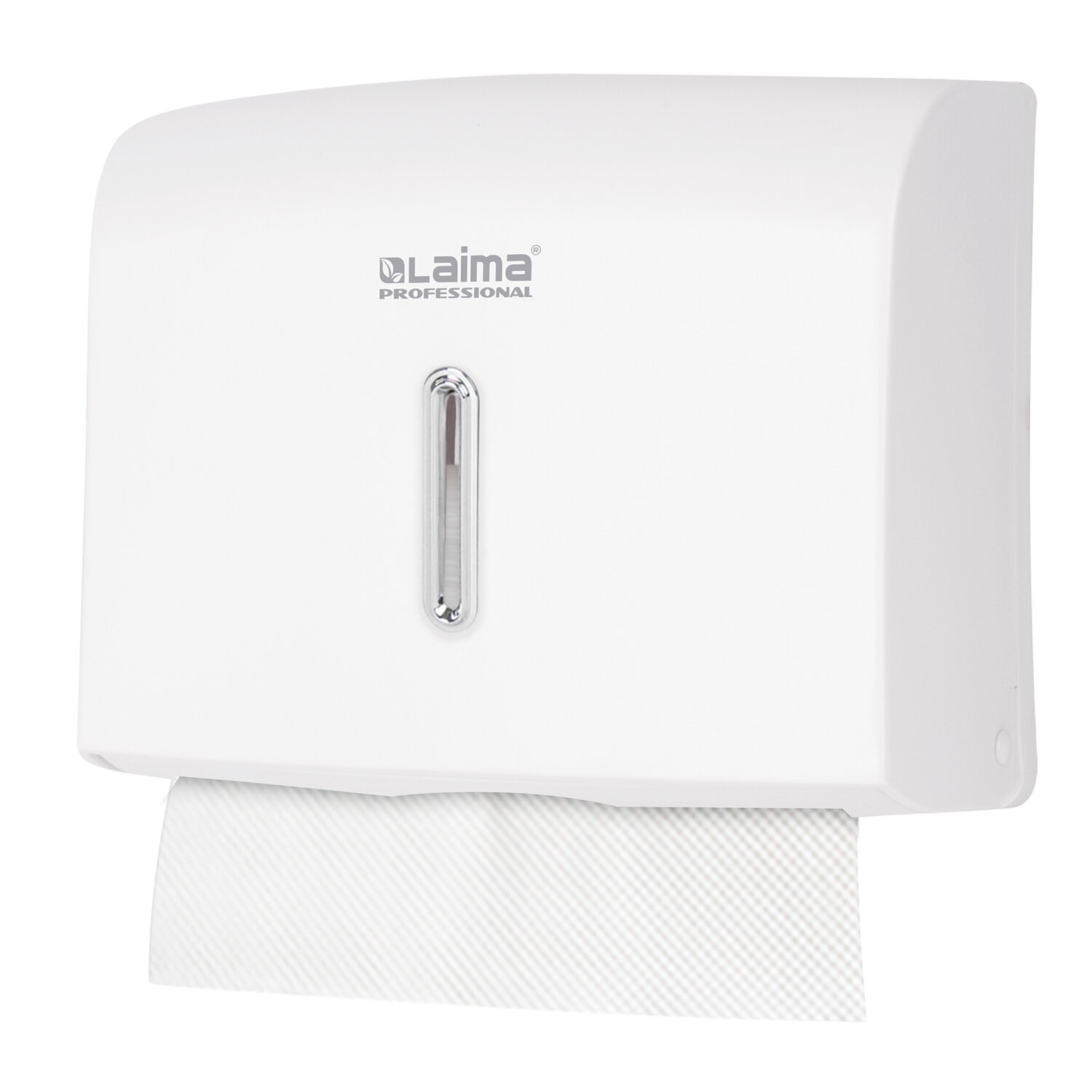 Диспенсер для полотенец LAIMA PROFESSIONAL BASIC (Система H2), Z-сложения, белый, ABS, 605049