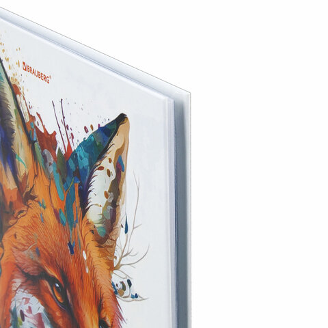 Дневник 1-11 класс 40 л., твердый, BRAUBERG, глянцевая ламинация, "Лиса", 106857 - МСК «Форвард»