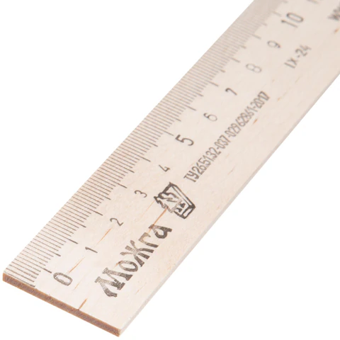Линейка деревянная, 50 см, ЛП-500, МОЖГА, С209, C209 210148 - МСК «Форвард»
