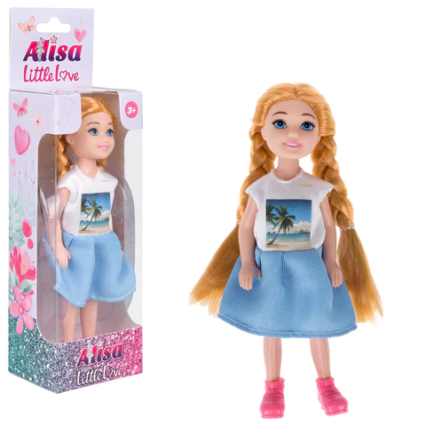 КУКЛА "Alisa Little Love", 14,4 см, КОМПЛЕКТ 6ШТ АССОРТИ, 3 вида, 1TOY 666147 - МСК «Форвард»