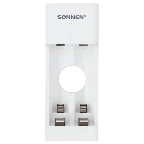 Зарядное устройство с аккумуляторами 2 шт. AAA (HR03), 1000 mAh, SONNEN BC2, в блистере, 455004 - МСК «Форвард»