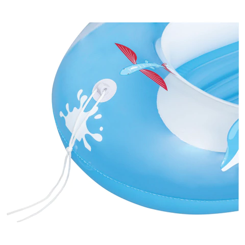 Надувная лодочка "Подводный мир" с окошком, 102х69 см, 3-6 лет, BESTWAY, 34037 680069 - МСК «Форвард»