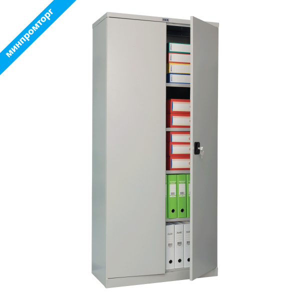 Шкаф металлический офисный ПРАКТИК СВ-12 (в1860*ш850*г400мм;41кг), разборный СВ-12 290656