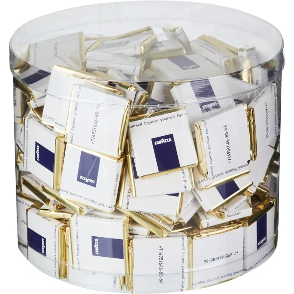 Шоколад порционный Lavazza горький 60% какао (250 штук по 5 г) 719190 - МСК «Форвард»