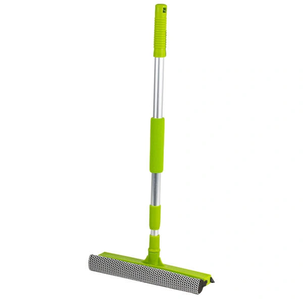 Окномойка ЛЮБАША, алюм. телескоп. ручка 50-90 см, рабочая часть 25см (стяжка,губка,ручка), 603613