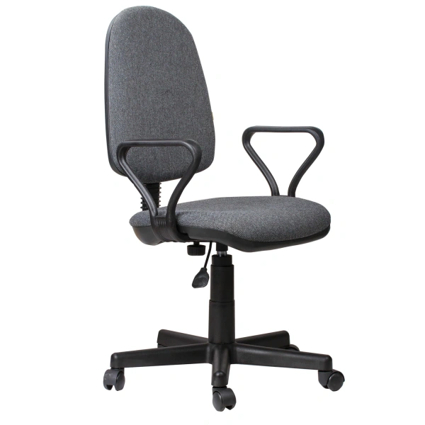 Кресло оператора "Prestige", с подлокотниками, серое В-3,  531492