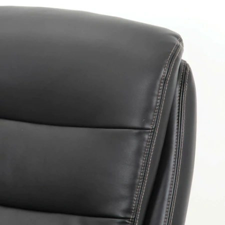 Кресло офисное BRABIX PREMIUM "Heavy Duty HD-004", НАГРУЗКА до 200 кг, экокожа, черное, 531942 - МСК «Форвард»