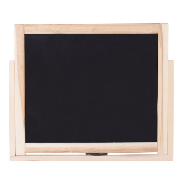 Доска двустороняя для мела и маркеров (35х41см), настольная, подставка, черная/белая, ПИФАГОР,236888