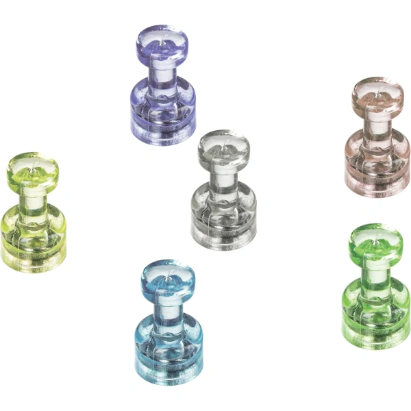 Магнитный держатель для досок Attache усиленный 11мм 6штук ассорти 169402 - МСК «Форвард»