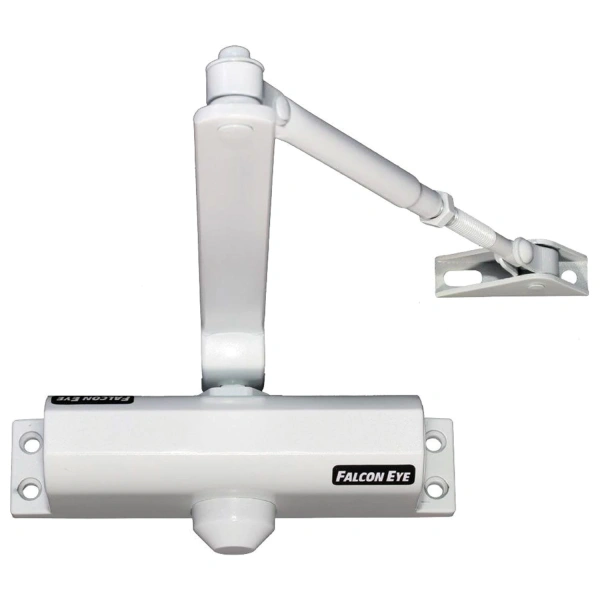 Доводчик FALCON EYE FE-B4W на дверь 65-85 кг, белый, 84899 00-00110295 354280