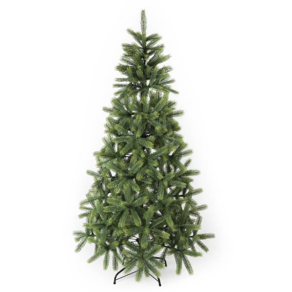 Ель новогодняя искусственная "Premium" 180 см, литой ПЭТ, зеленая ЗОЛОТАЯ СКАЗКА 591311