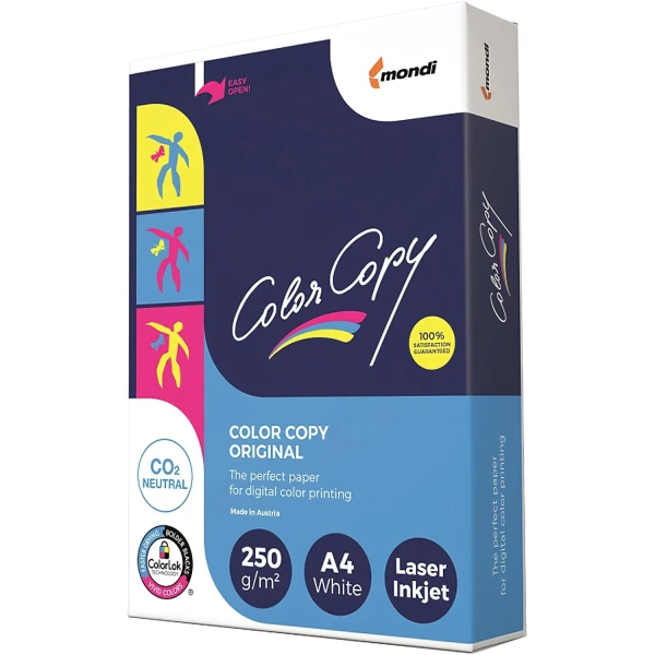 Бумага Color copy А4, 250г/м2, 125л 161% для цветной лазерной печати 308203 - МСК «Форвард»