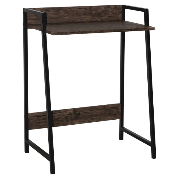 Стол на металлокаркасе BRABIX LOFT CD-003 (ш640*г420*в840мм), цвет морёный дуб, 641215