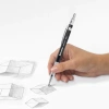 Карандаш механический цанговый 2 мм, HB, BRAUBERG "METALLIC X-20", металлические детали, 181976 - МСК «Форвард»