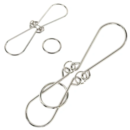 Головоломки металлические большие ЗОЛОТАЯ СКАЗКА, набор 6 штук, MEDIUM level, 664926 - МСК «Форвард»