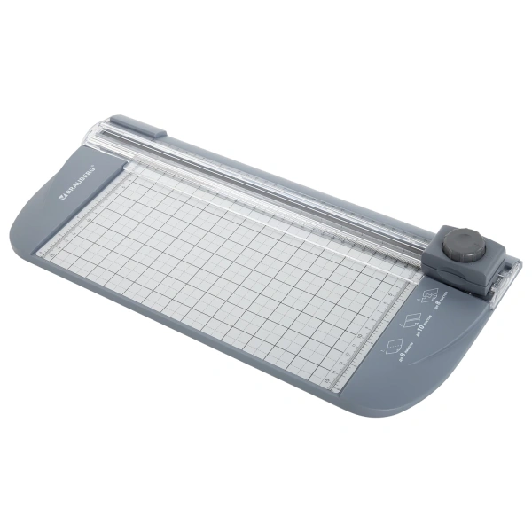 Резак роликовый с тремя типами резки BRAUBERG TRIPLE CUT, до 10 л, длина реза 310 мм, 532330