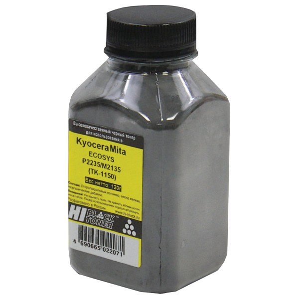 Тонер HI-BLACK для KYOCERA ECOSYS P2235/M2135/2635/2735, фасовка 120г 9912214900911 362958