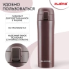 Термокружка 470 мл из нержавеющей стали SUS304, имперский коричневый матовый, LAIMA, 608082 - МСК «Форвард»