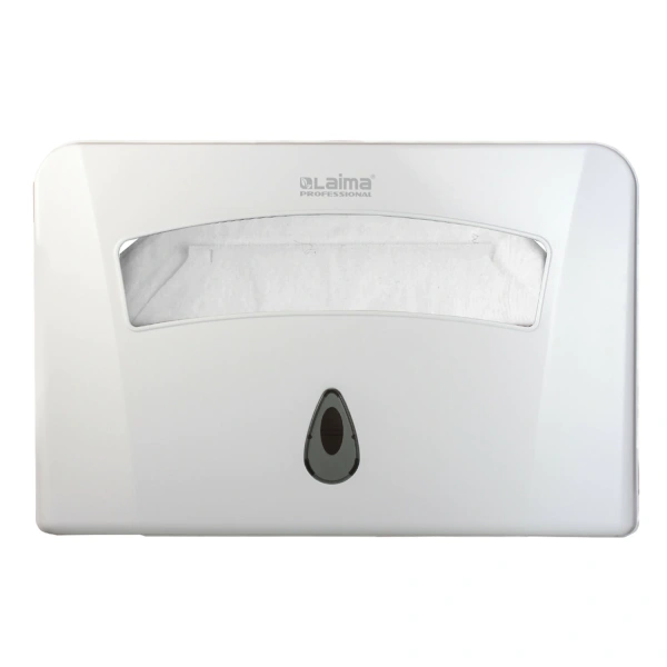 Диспенсер для покрытий на унитаз LAIMA PROFESSIONAL CLASSIC (Система V1) 1/2 сложения, белый, 601429