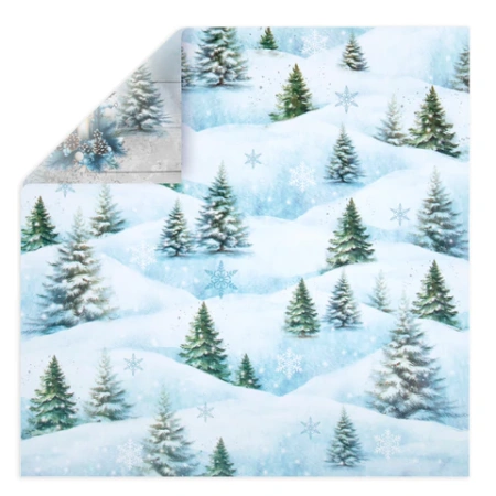 Бумага для скрапбукинга 30х30 см "Новогодний дизайн", двусторонняя, 12 листов, 180 г/м2, ОСТРОВ СОКРОВИЩ, 665438 - МСК «Форвард»