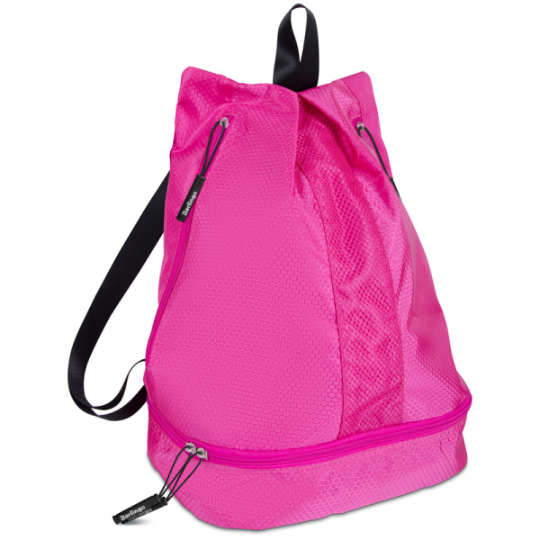 Мешок-сумка 1 отделение Berlingo "Classic pink", 39*28*19см, 1 карман, отделение для обуви MS1051 336907
