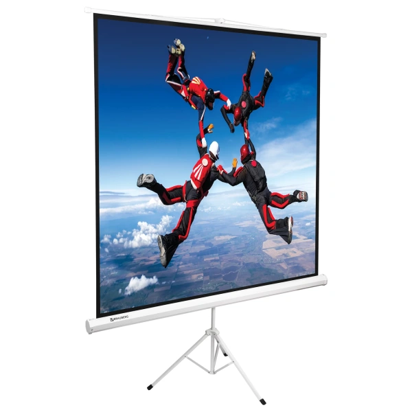 Экран проекционный на треноге (180х180см), матовый, 1:1, BRAUBERG TRIPOD, 236730