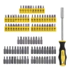 Набор отверток и бит, 65 предметов, двухкомпонентные рукоятки, пластиковый кейс, ГРАНДМАСТЕР, 671334 - МСК «Форвард»