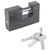 Замок навесной чугунный 80 мм "Гаражный" с полимерным покрытием, 3 ключа, RABBITEX (РАББИТЕКС), 671302 - МСК «Форвард»